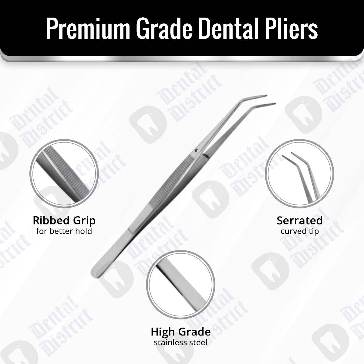 12 College/ Cotton Dressing Pliers 6" Dental Instruments