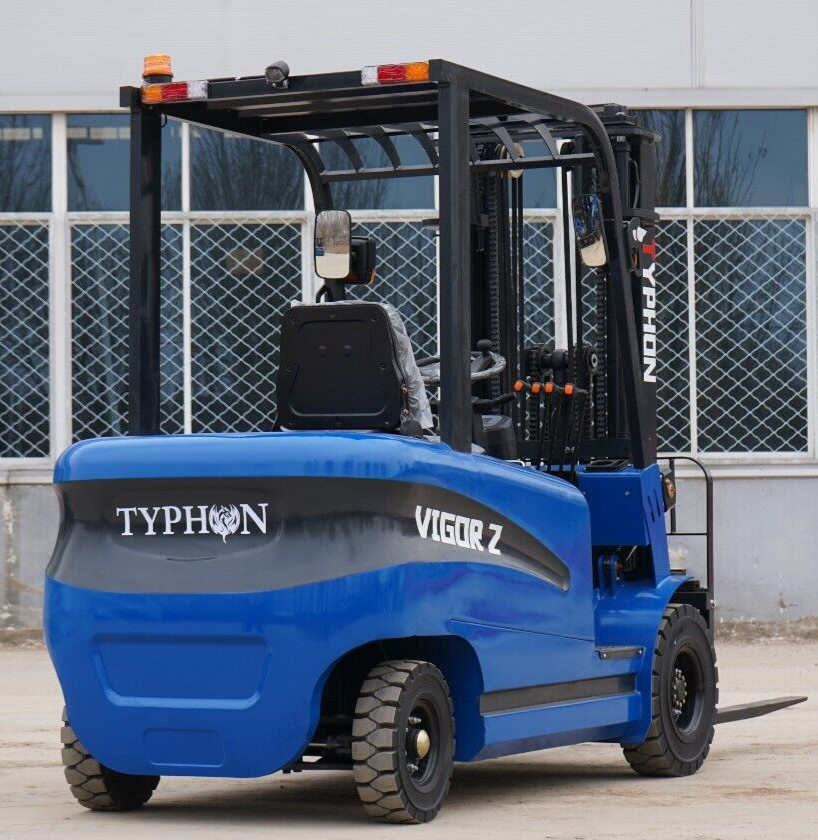 New 2 Ton Rated Capacity TYPHON Electric Forklift Lifter w Side Shift, 3 Stage