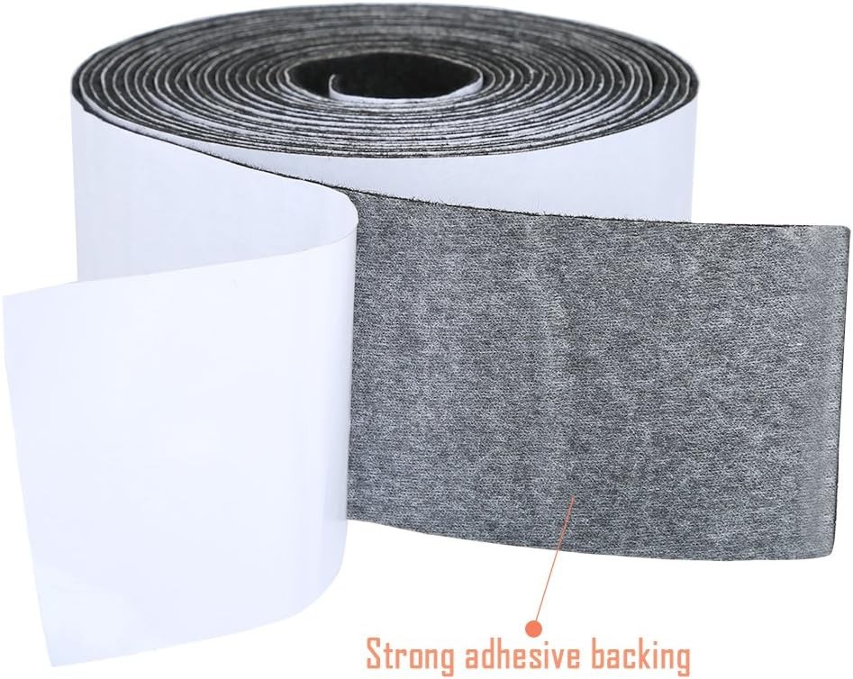Pllieay 1 Pack Felt Tape in Self Adhesive, Polyester Felt Tape Furniture Felt St