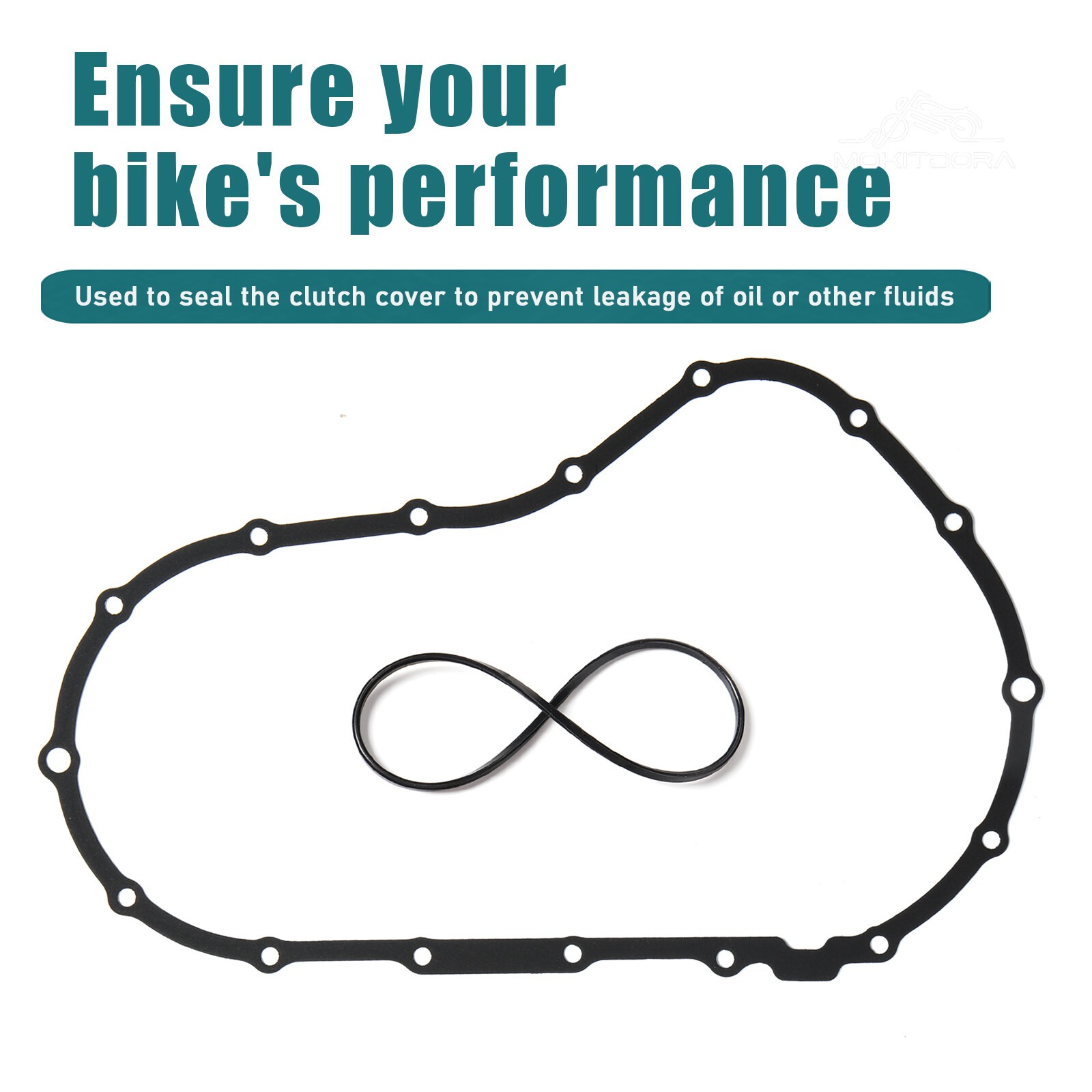 Extra Plate Friction Clutch Primary Cover Gasket for 04-20 Sportster XL 883 1200