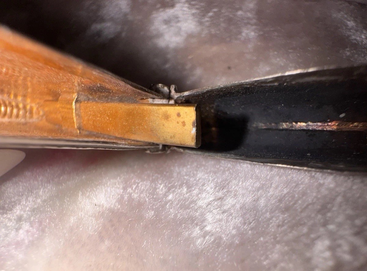 SUPERB ANTIQUE EDWARDIAN SOLID STERLING SILVER SEVEN FINGER VESTA CASE C.1910