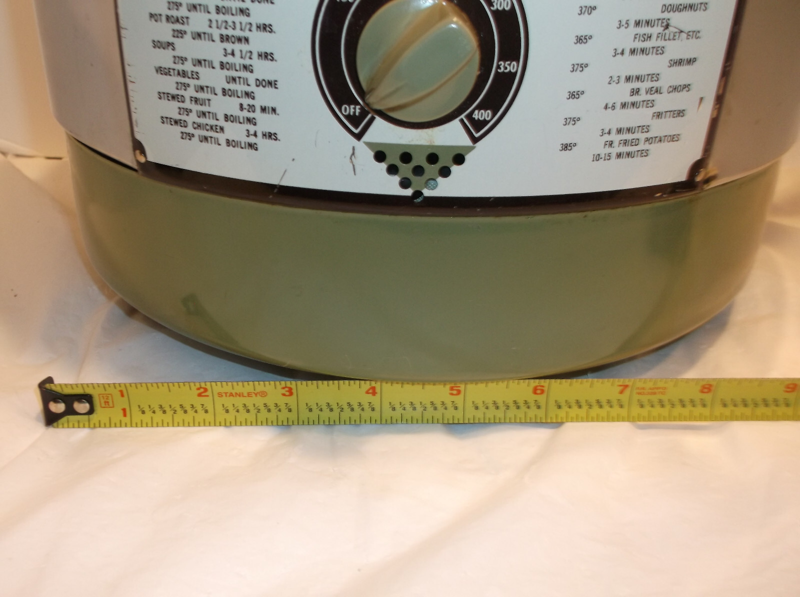 Vintage HY-FRY Electric Cooker-Deep Fryer Chrome M-200