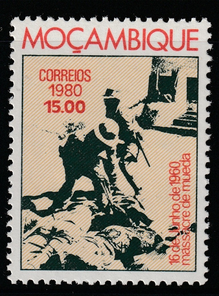 Mozambique    1980    Sc # 694   Mueda Massacre   MNH    OG