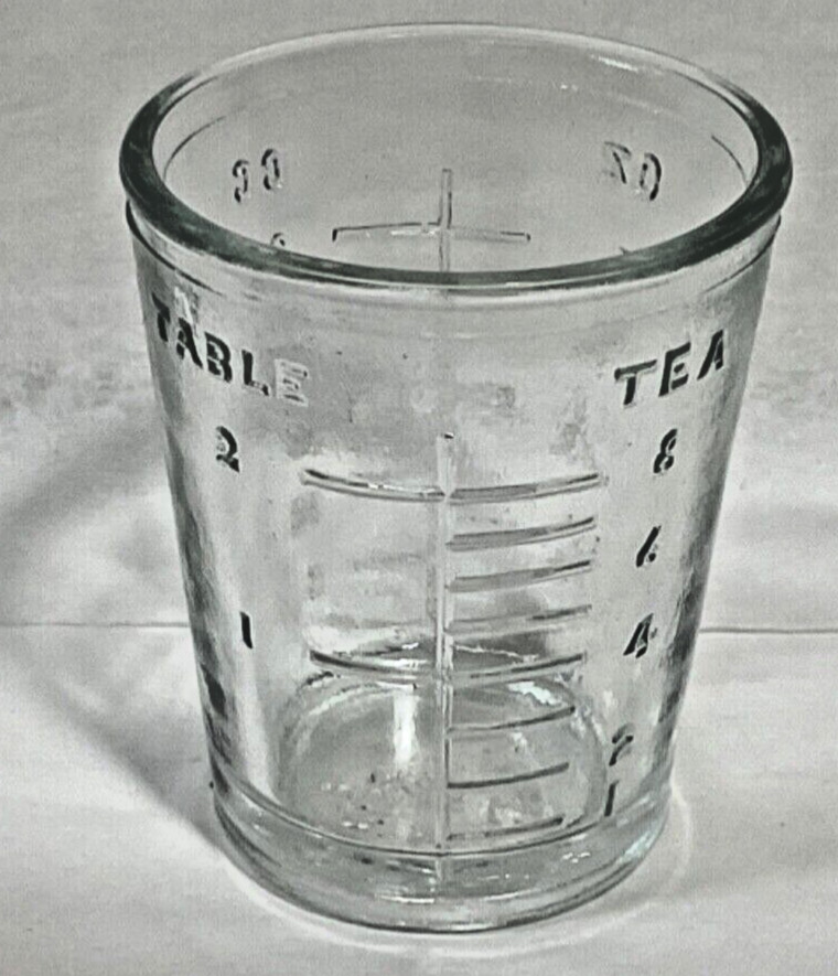 VTG Shot Glass /Medicine measurement cup Made in USA New Old Stock (Sold by ea.)