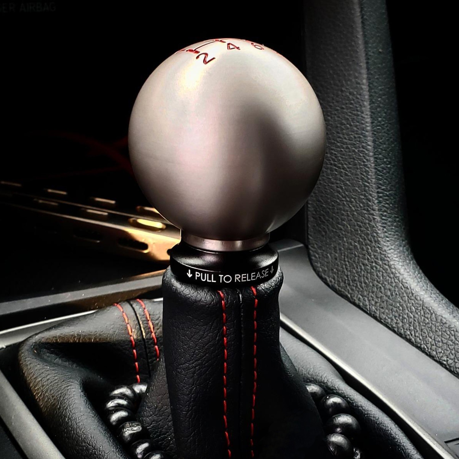 M10x1.5mm Shifters Knobs Shift Boot Collar Black For Honda Civic For Acura RSX