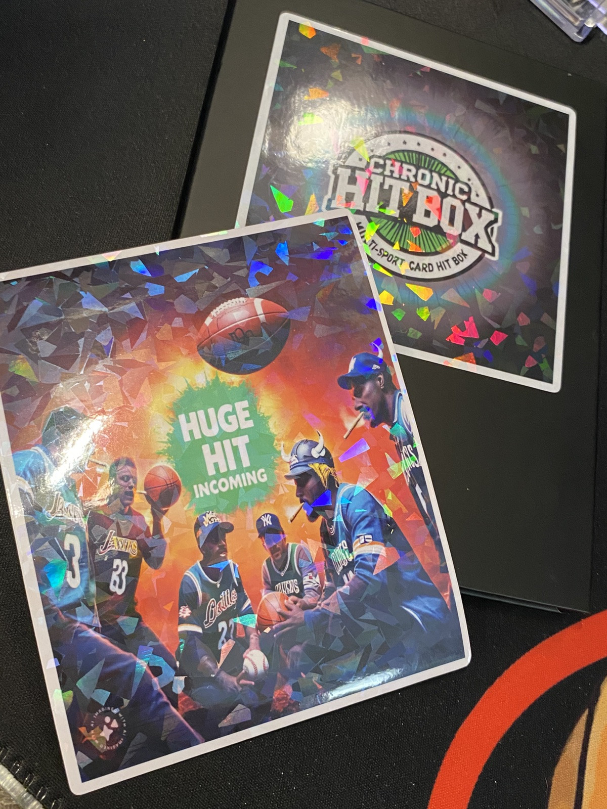 CHRONIC HIT BOX -SEALED MULTI-SPORT CARD BOX OF 1-4+ CARDS INSIDE! NBA MLB NFL!!