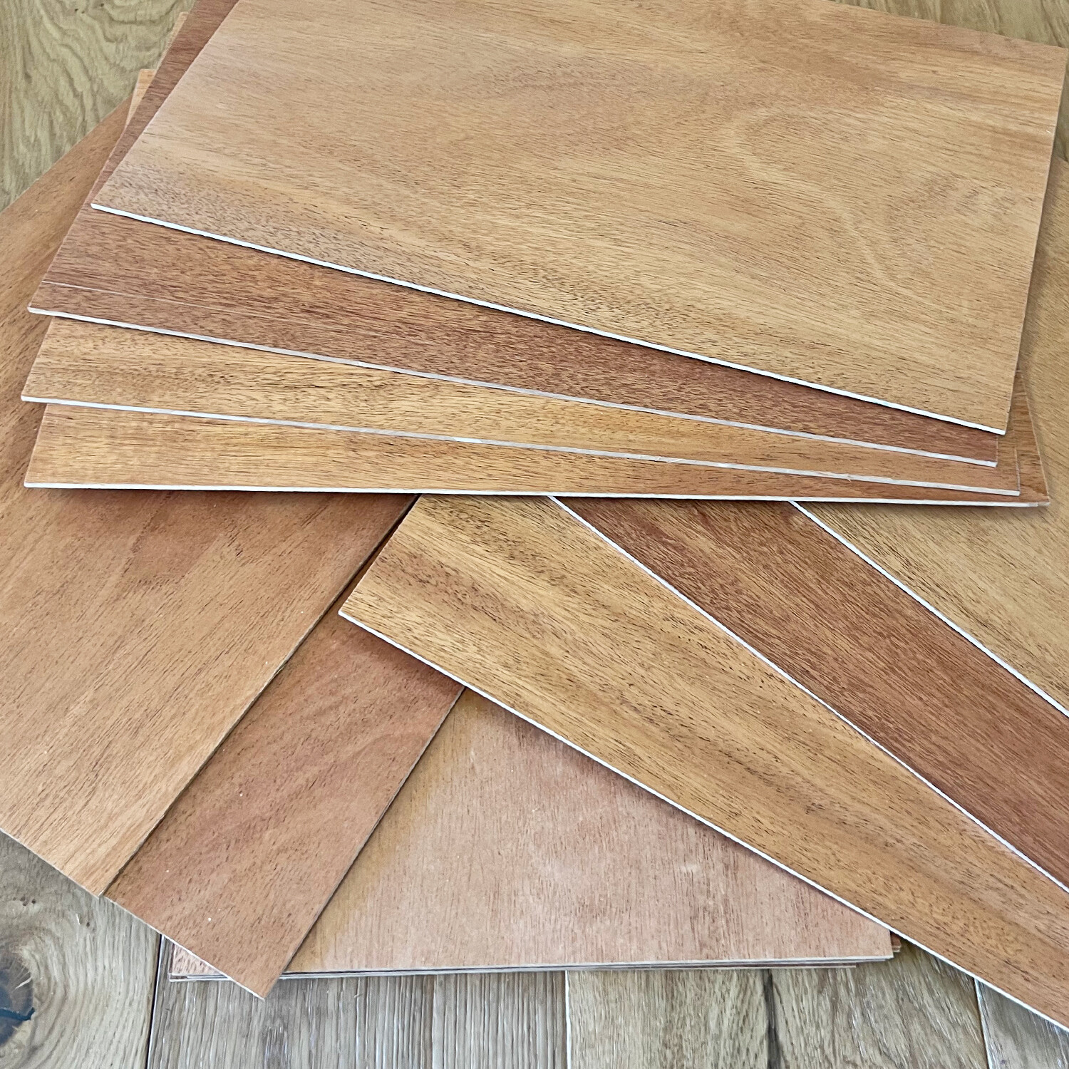 1/8" Plywood Real Wood Veneered Panels for Crafts, Laser & Engraving