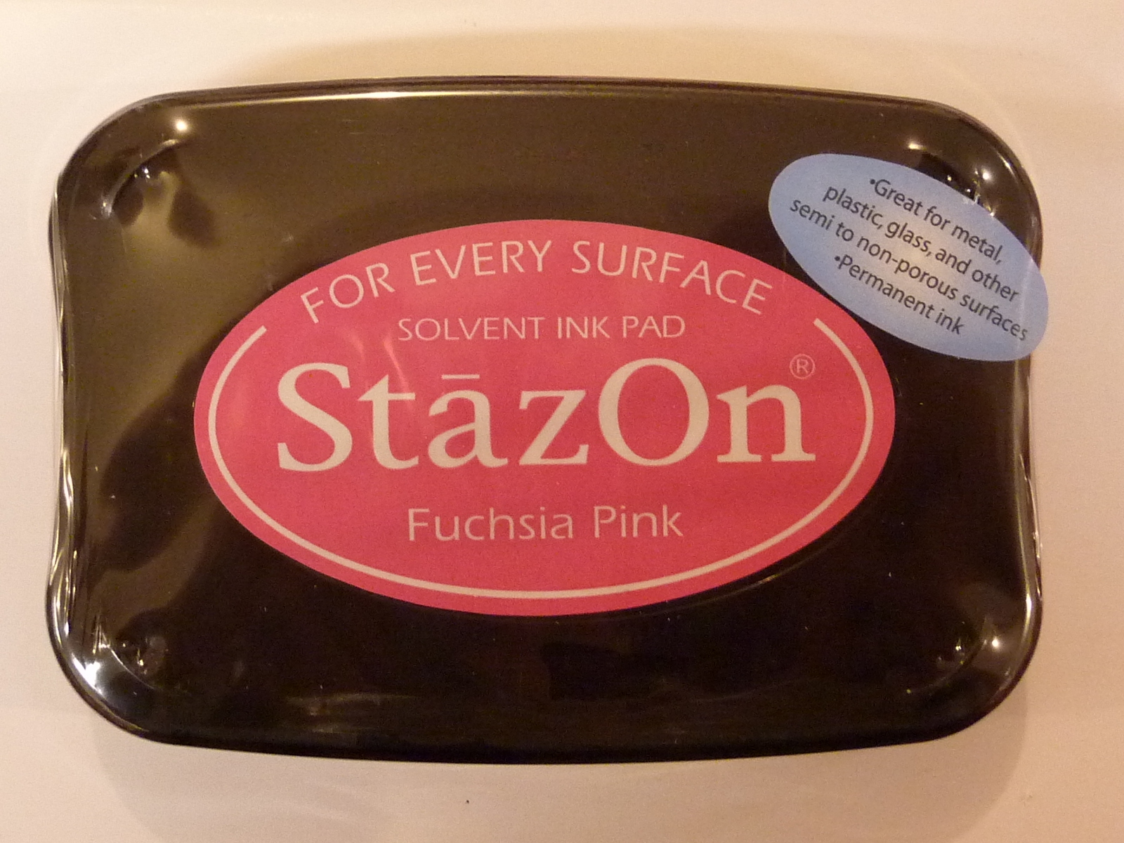 Staz-On Permanent Ink Stamp Pad, Acid Free, Archival, by Tsukineko, your choice