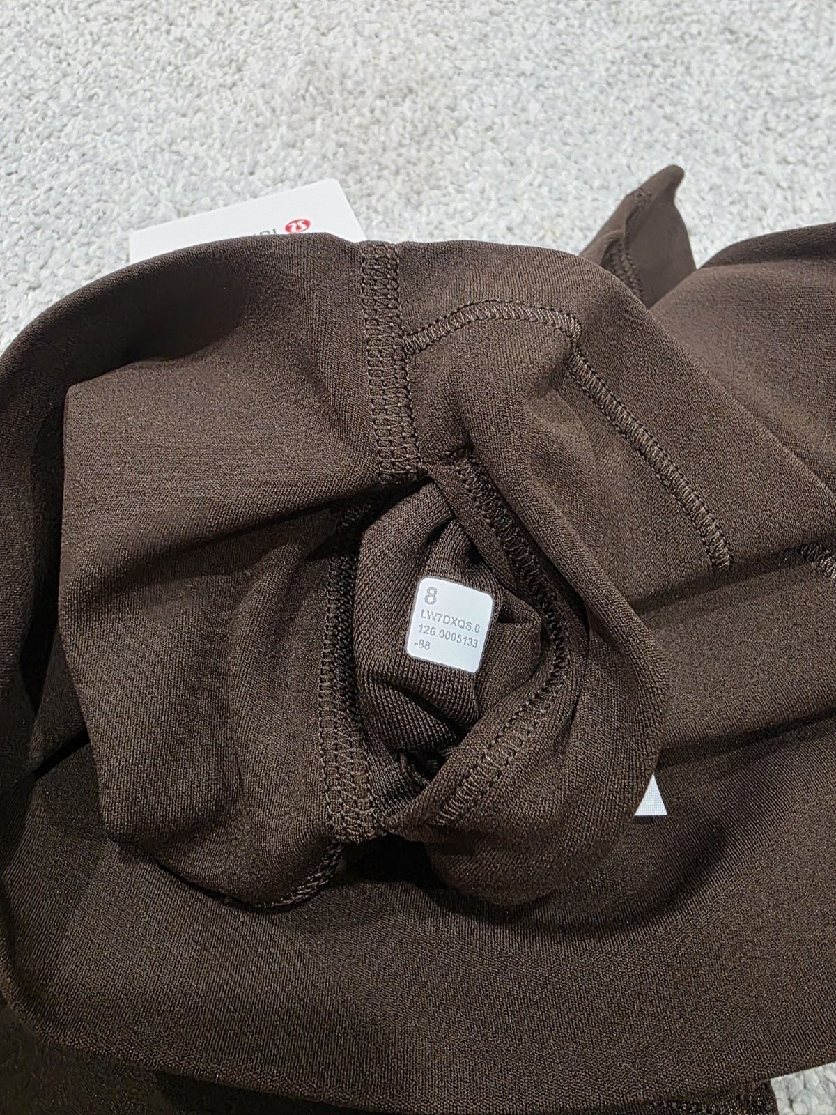 Lululemon Align No Line™ High-Rise Short 4" Size 8 Walnut Crunch