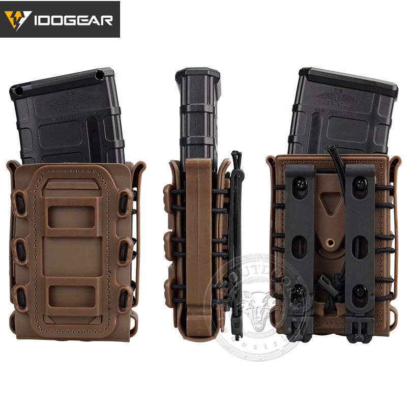 IDOGEAR Military 5.56 Magazine Pouch Mag Carrier Mag Pouch Holder MOLLE 9mm