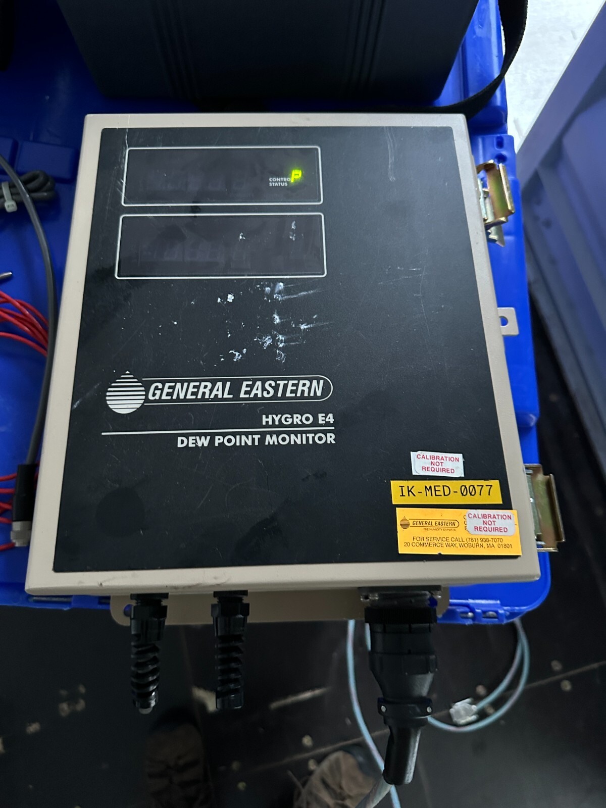 General Eastern Hygro E4-RH-2D-115V Dual Display Dew Point Monitor