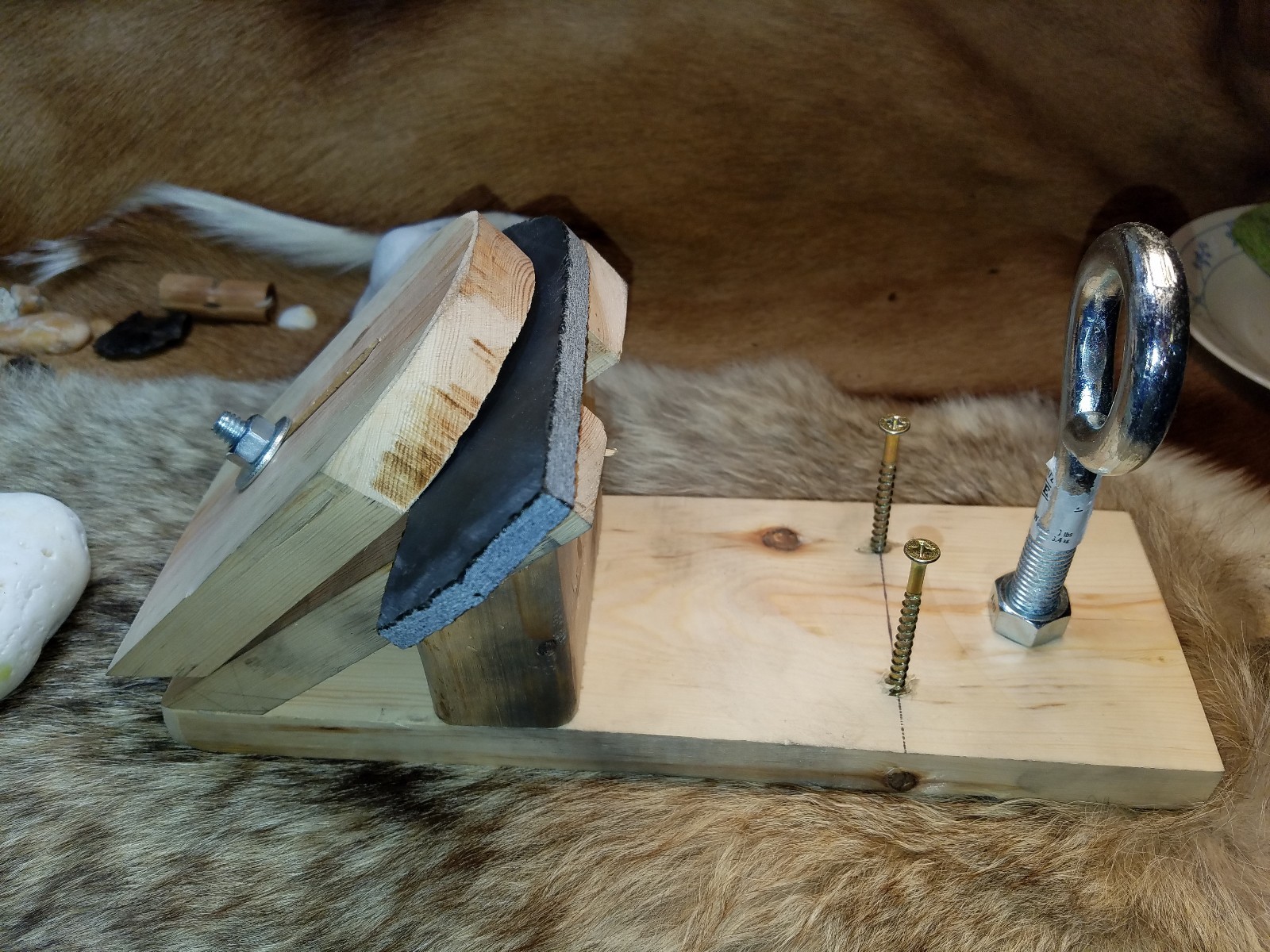 PRO GRADE Flint Knapping Dutchman Jig Primitive Disabled Knapper For Everyone SC