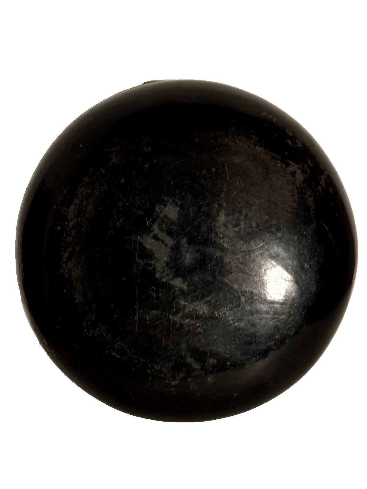 MARIA MARTINEZ (1887-1980), CLASSIC “MARIE” BLACK-ON-BLACK 9” POTTERY BOWL