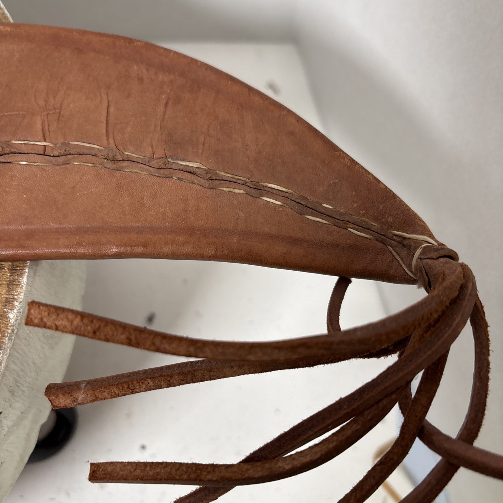 Busque La Marca Colima Guatemala MACHETE W/ Leather Sheath 18” Central American