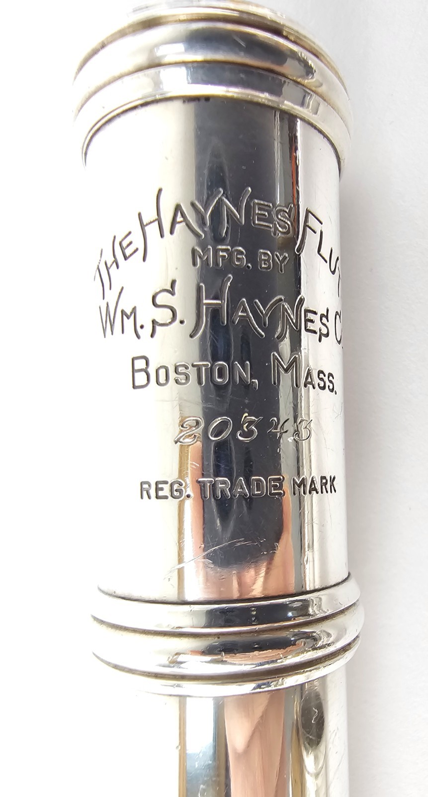 William S. Haynes Flute Boston 1949 Beautiful Tone - Nice Player