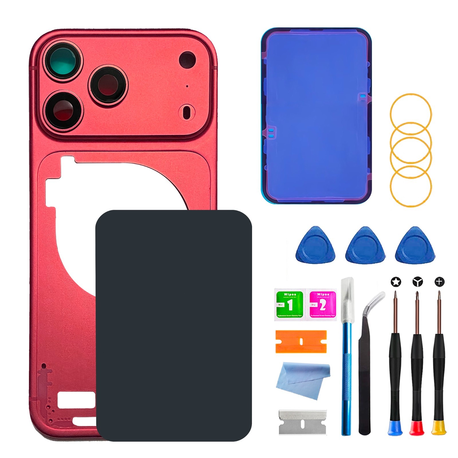 Back Cover Housing DIY Kit Compatible with iPhone 17 Pro Max （US Version ESim）