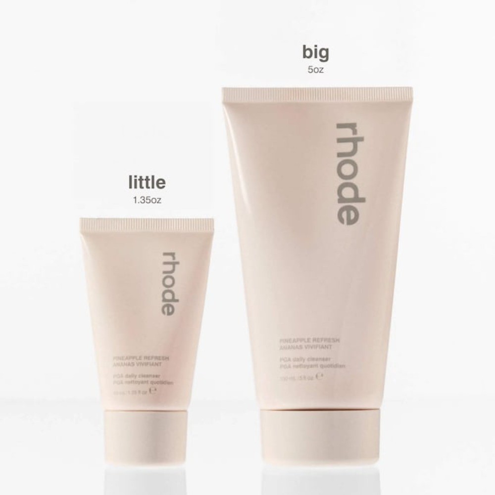 rhode Pineapple Refresh Gentle Cleanser 40ml PGA Facial Wash Hydrating Skincare