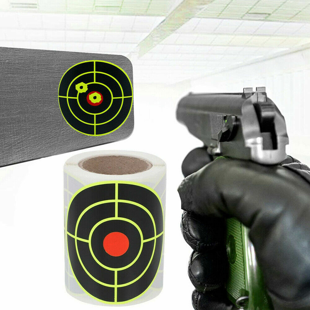 250Pcs Splatter Target Stickers Paper 3" Self Adhesive Reactive Targets Shooting