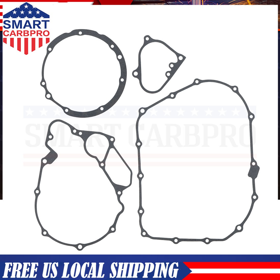 FOR HONDA VT1100 SHADOW ACE 1100 CLUTCH VALVE BASE ALTERNATOR COVER GASKET SET