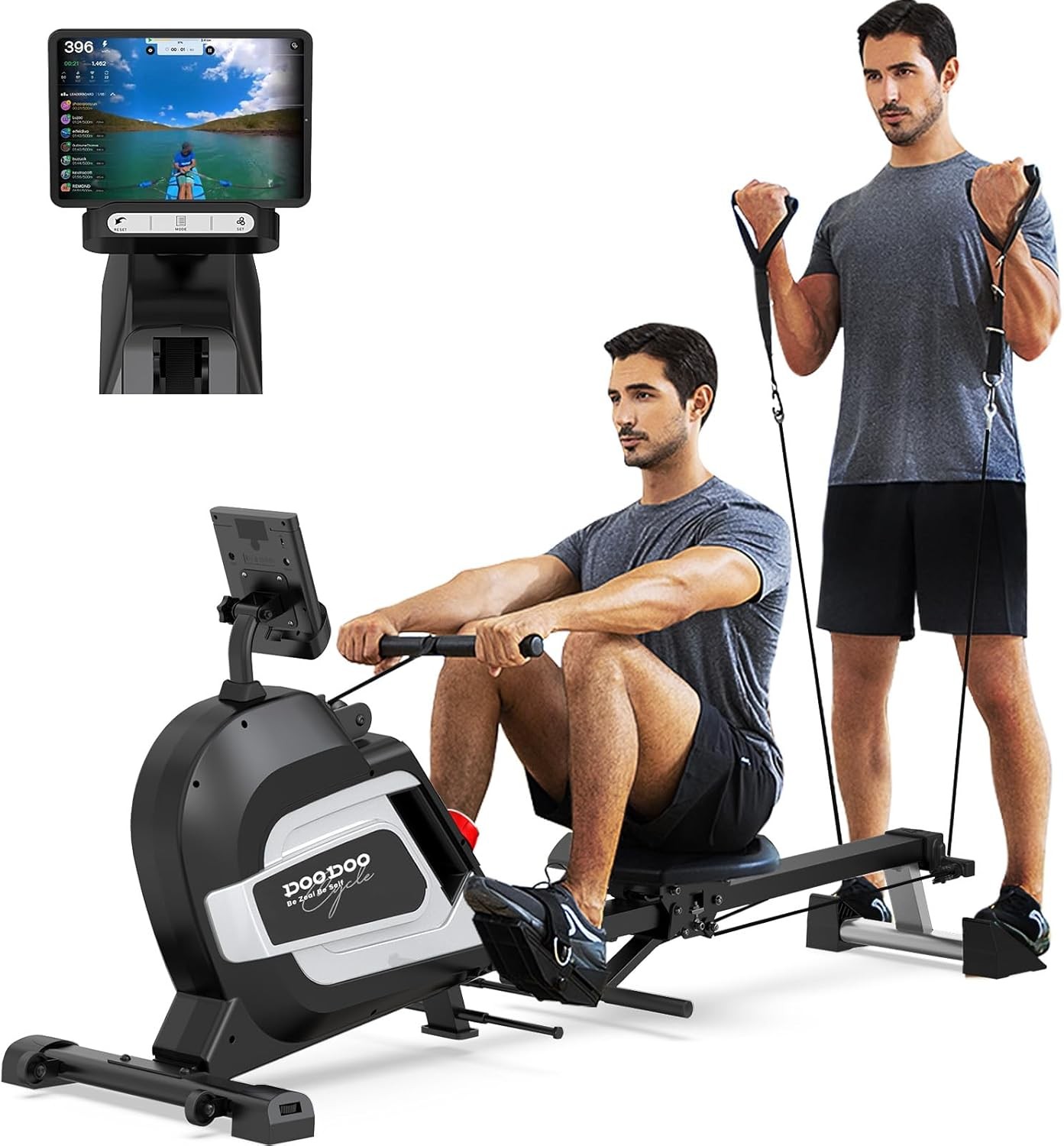 Professional Indoor Rowing Machine Workout Exercise Folding Rower for Home Use