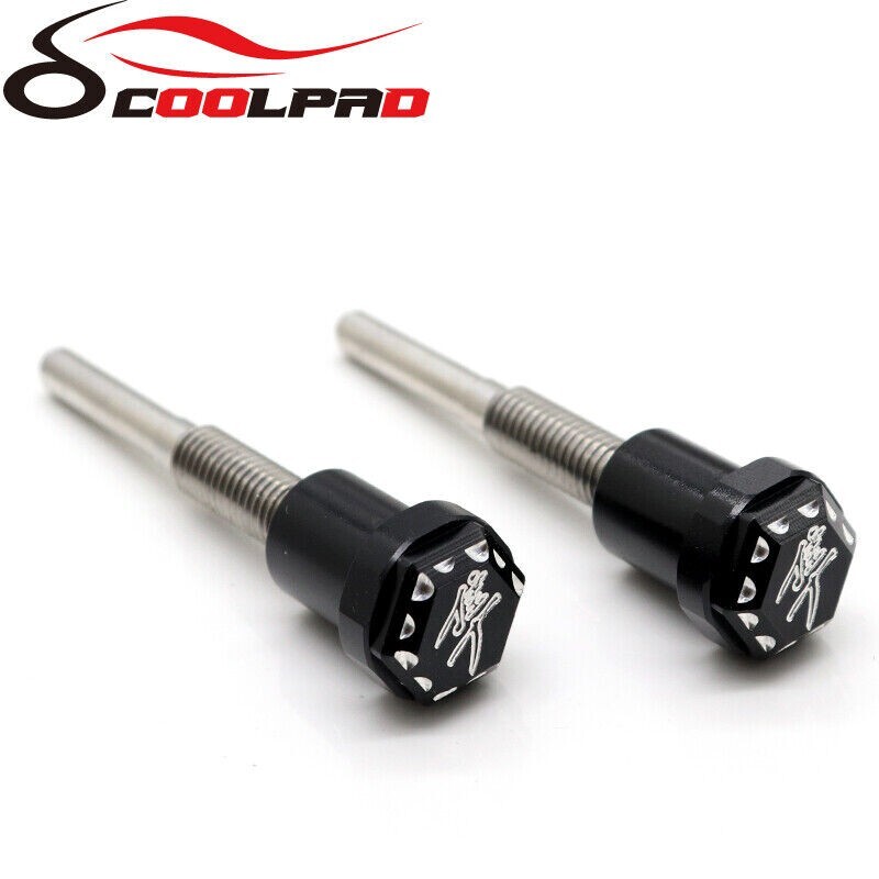 For Suzuki GSX1300R Hayabusa 2008-2022 3D Hex Front/Rear Seat Thumb Screws Bolts