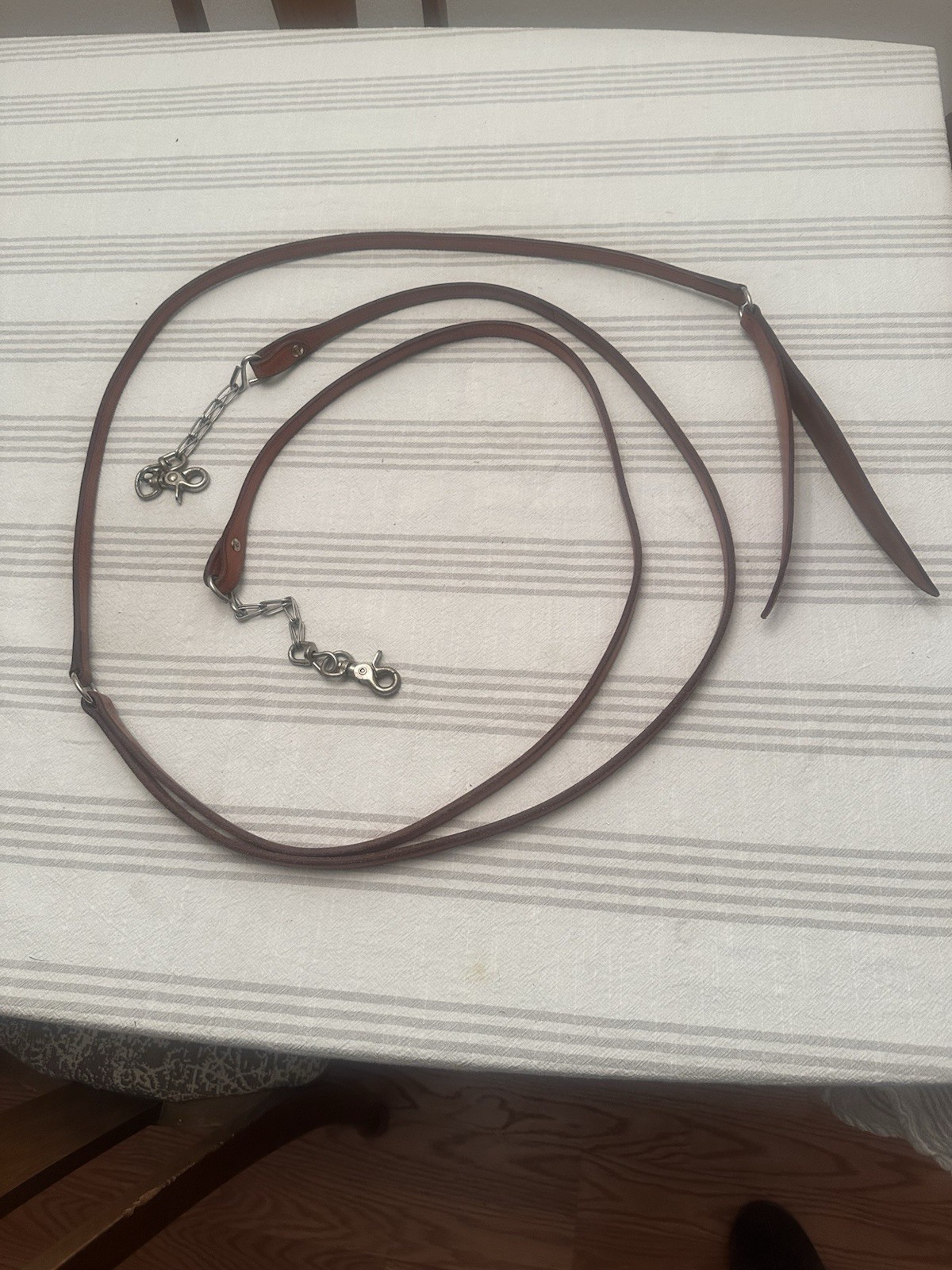 Vintage Champion Turf & Reins, Bridle leather Southwestern Style Silver Accent