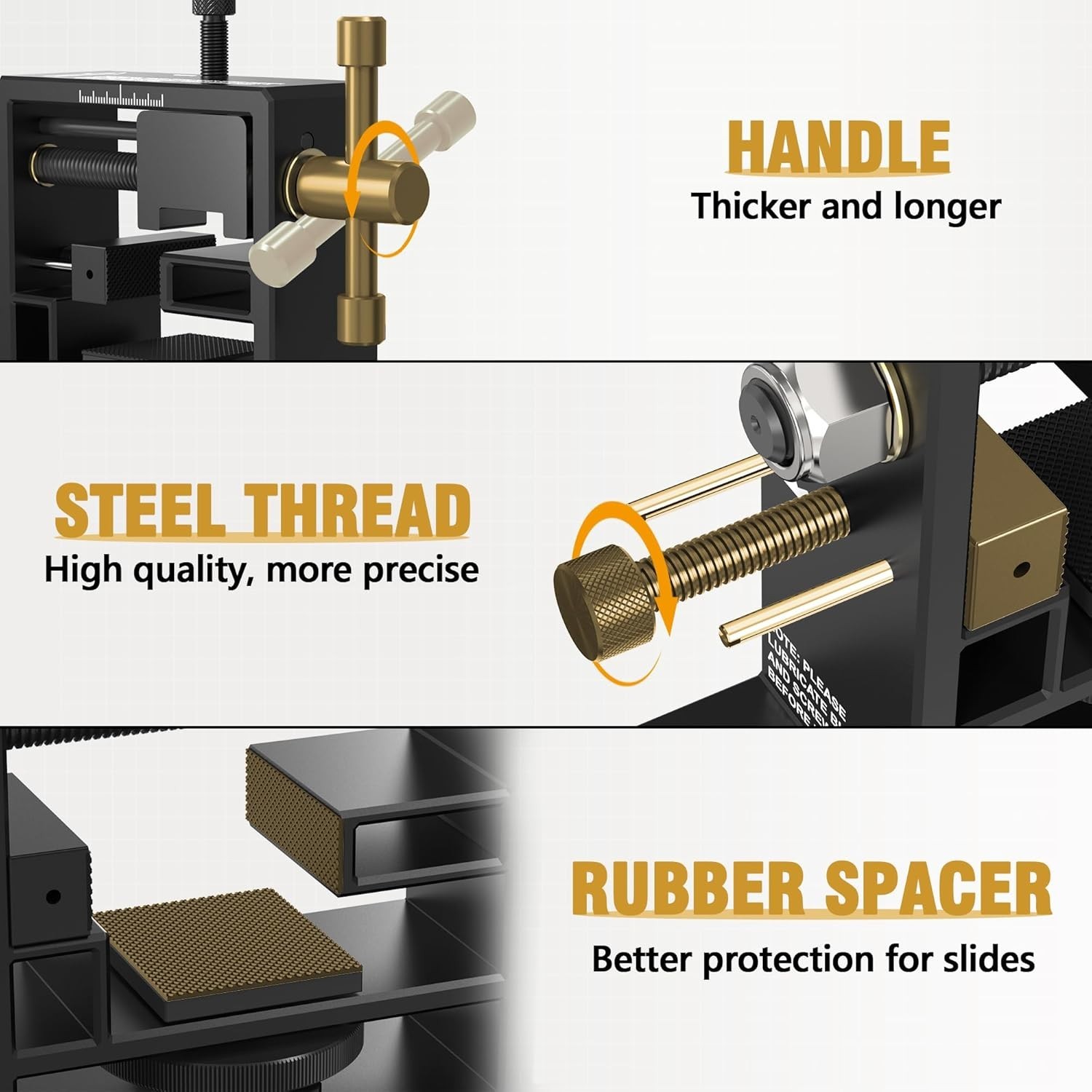 Heavy-Duty Sight Pusher Tool Universal for Handgun Sight Adjustment