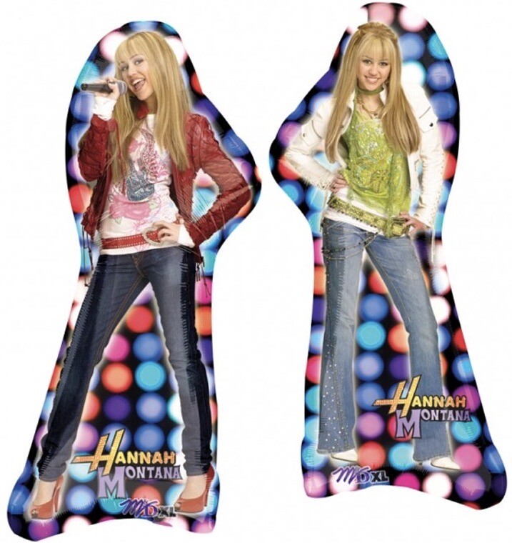 Hannah Montana Jumbo 2-Sided Guitar XL Foil Mylar Balloons