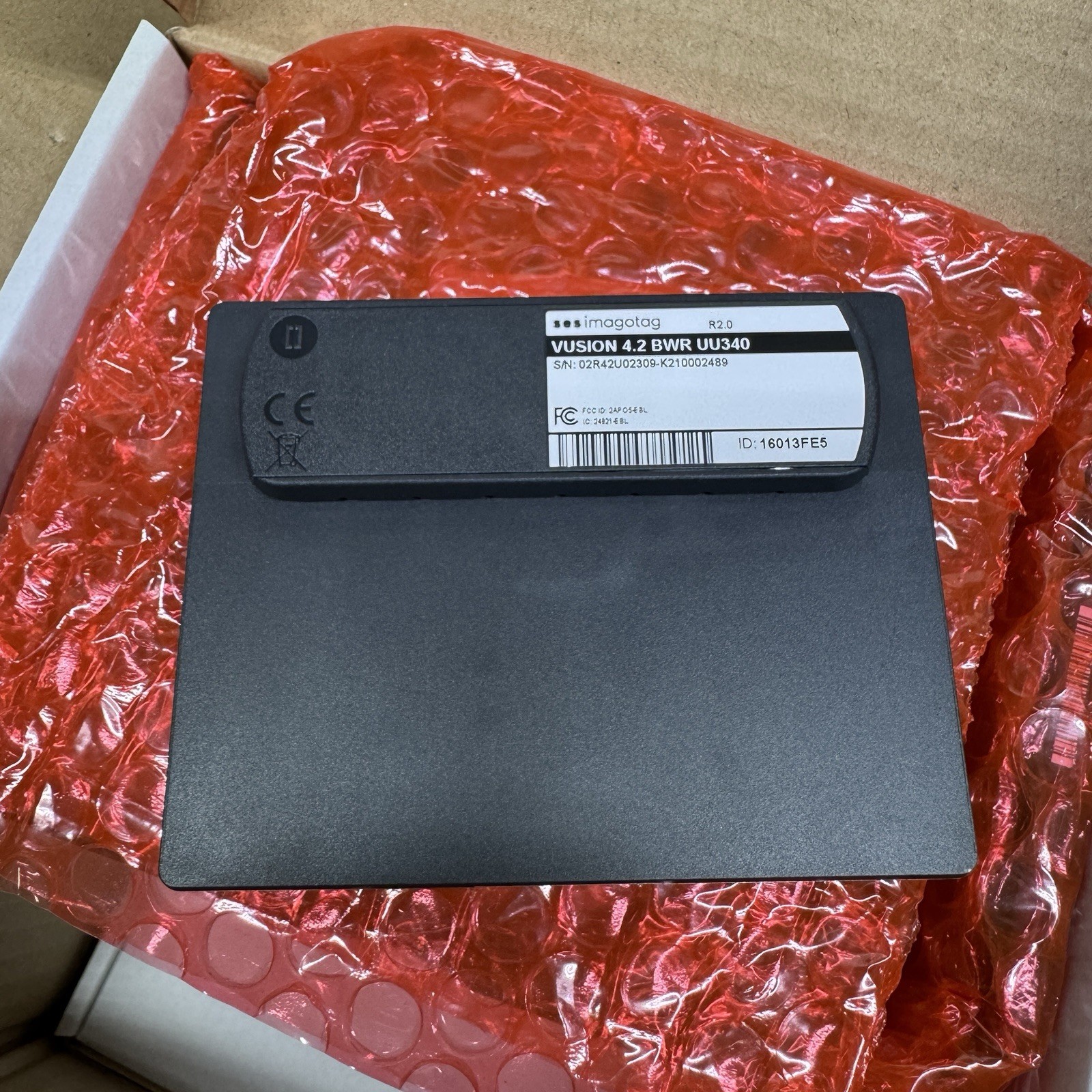 BOX OF 60 SES Imagotag Vusion 4.2 BWR + BAR Code Electronic Shelf Label