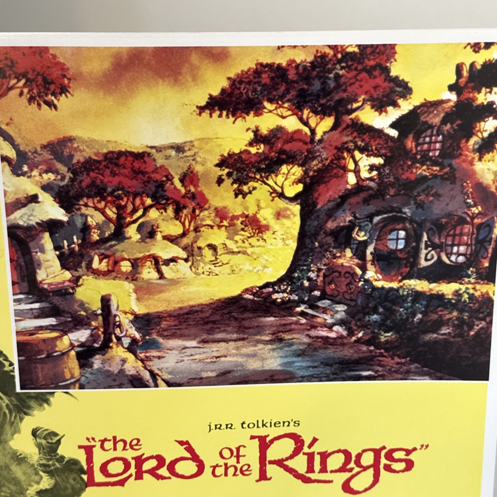 Original 1978 THE LORD OF THE RINGS Movie Lobby Cards -11x14- Set Of 3