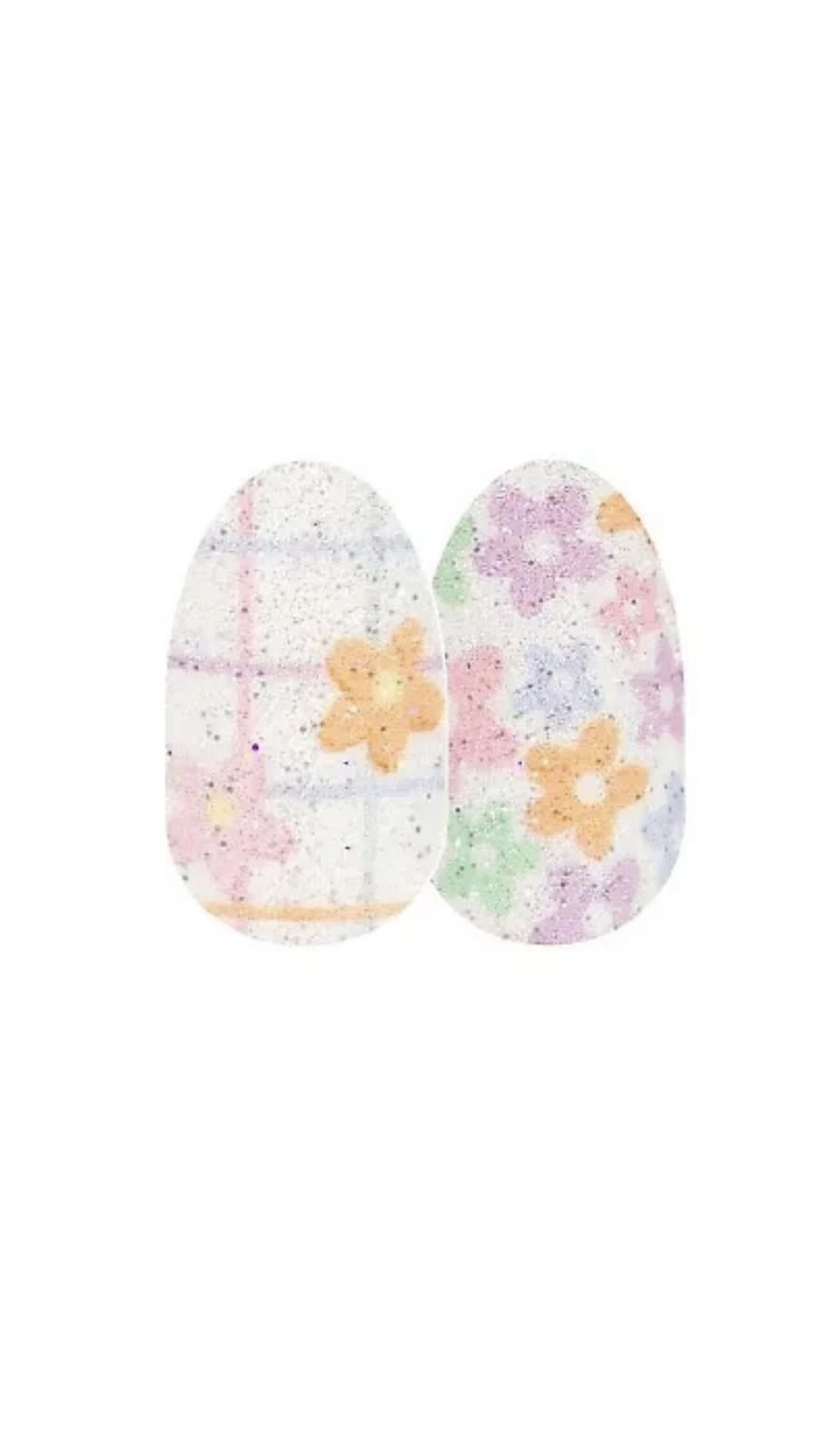 Color Street Nail Polish Strips, Daisy Check, Easter/Spring, New In Box, READ!!!