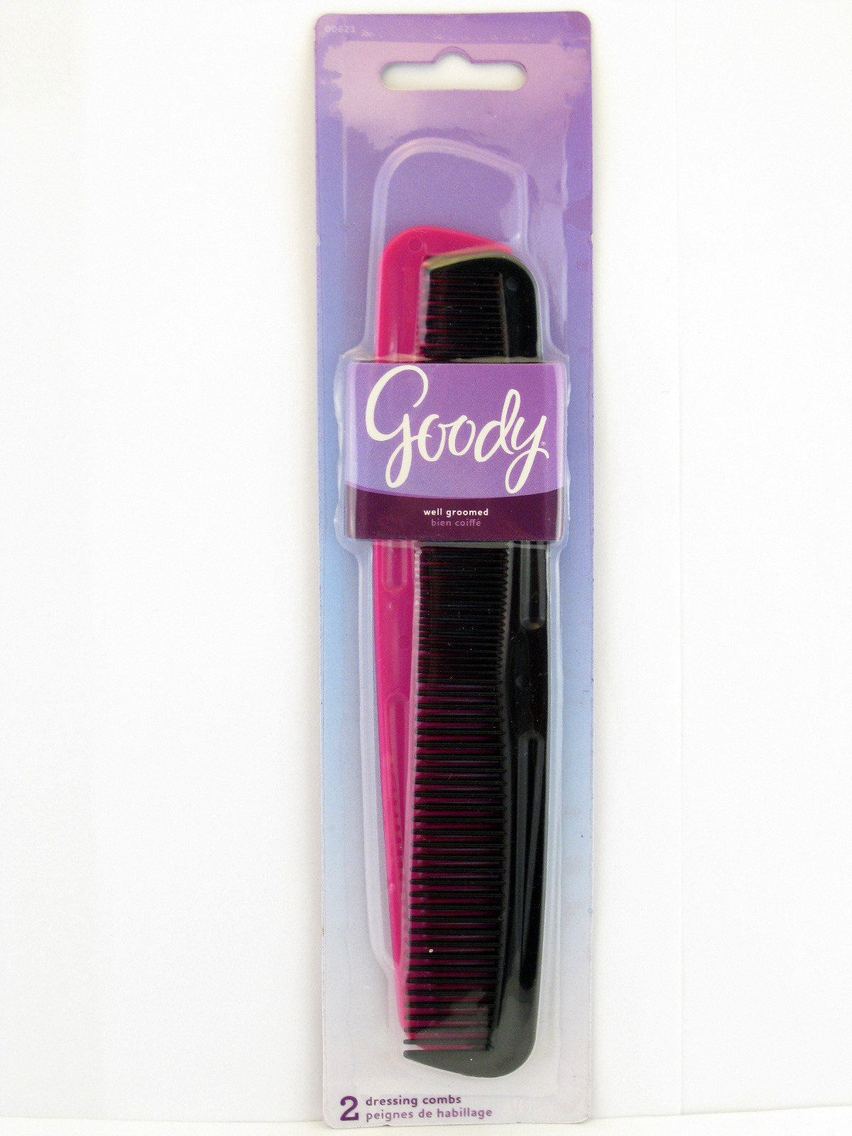 GOODY 7" UTILITY HAIR COMBS - 2 PCS. (00621)