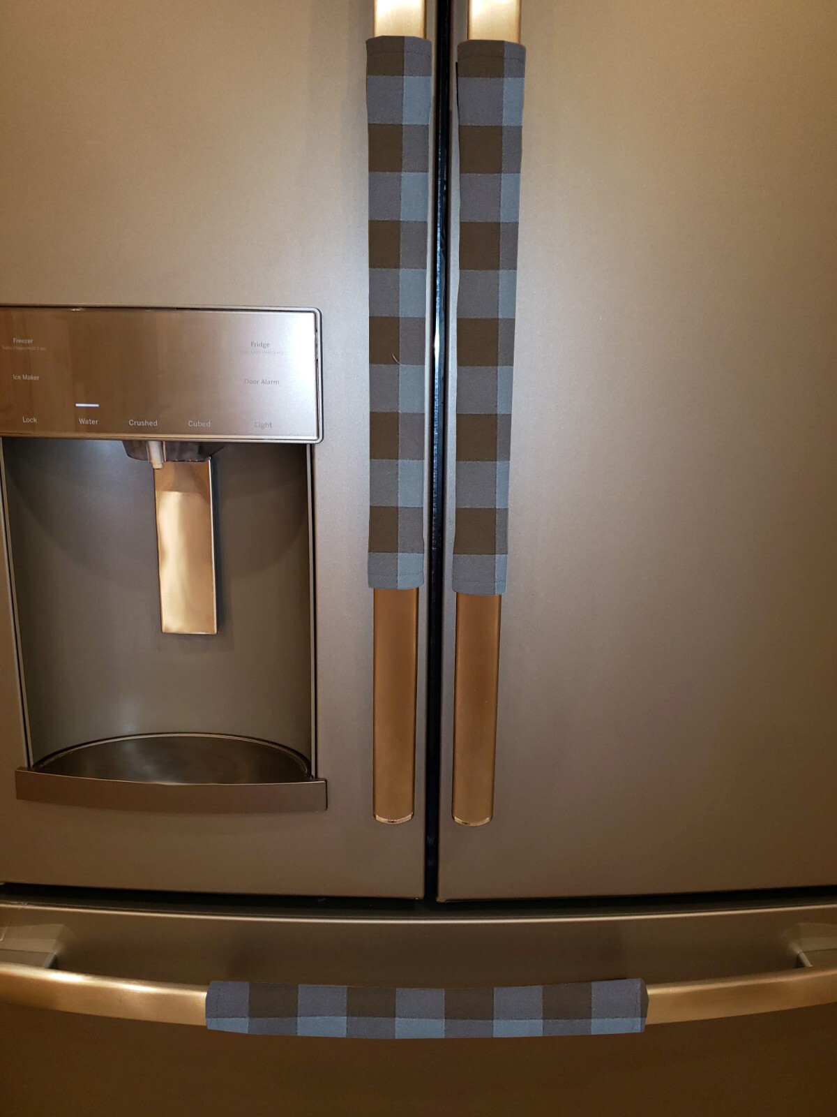 Buffalo Check Plaid Refrigerator Oven Dishwasher Handle Covers (6 Colors)