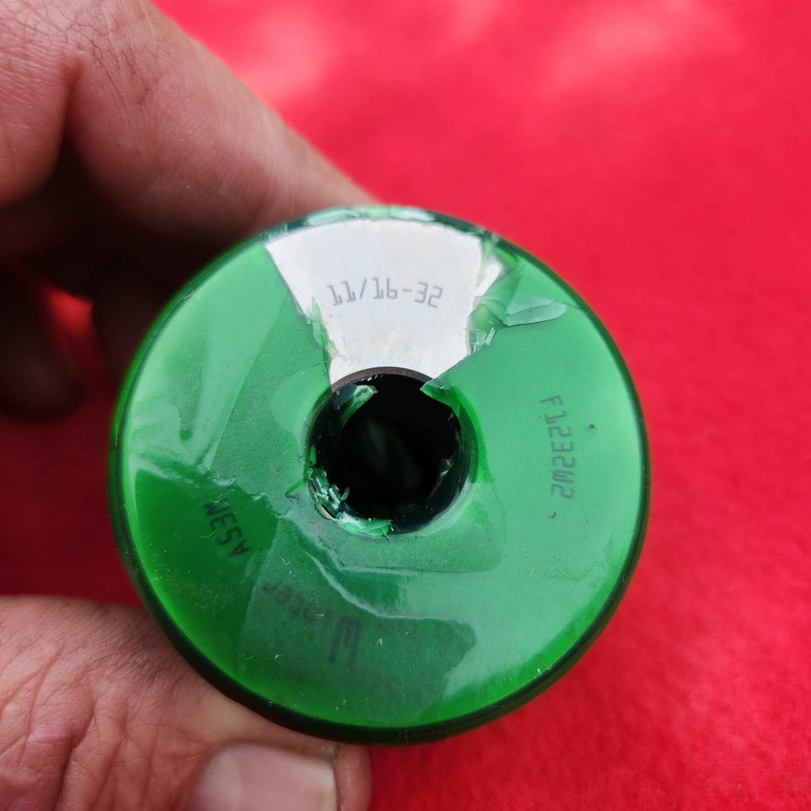 Two Thread Rolling Dies 1 1/16 - 32 C.J. Winter F1232W2 - new, open