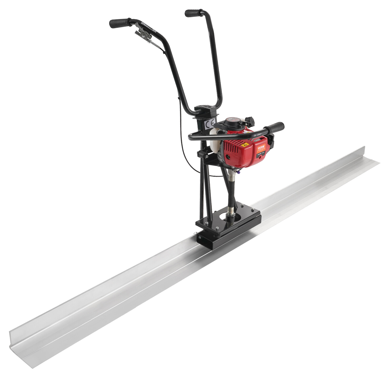 VEVOR Power Screed Gas Concrete Finishing Float with 8ft Blade Board 4 Stroke