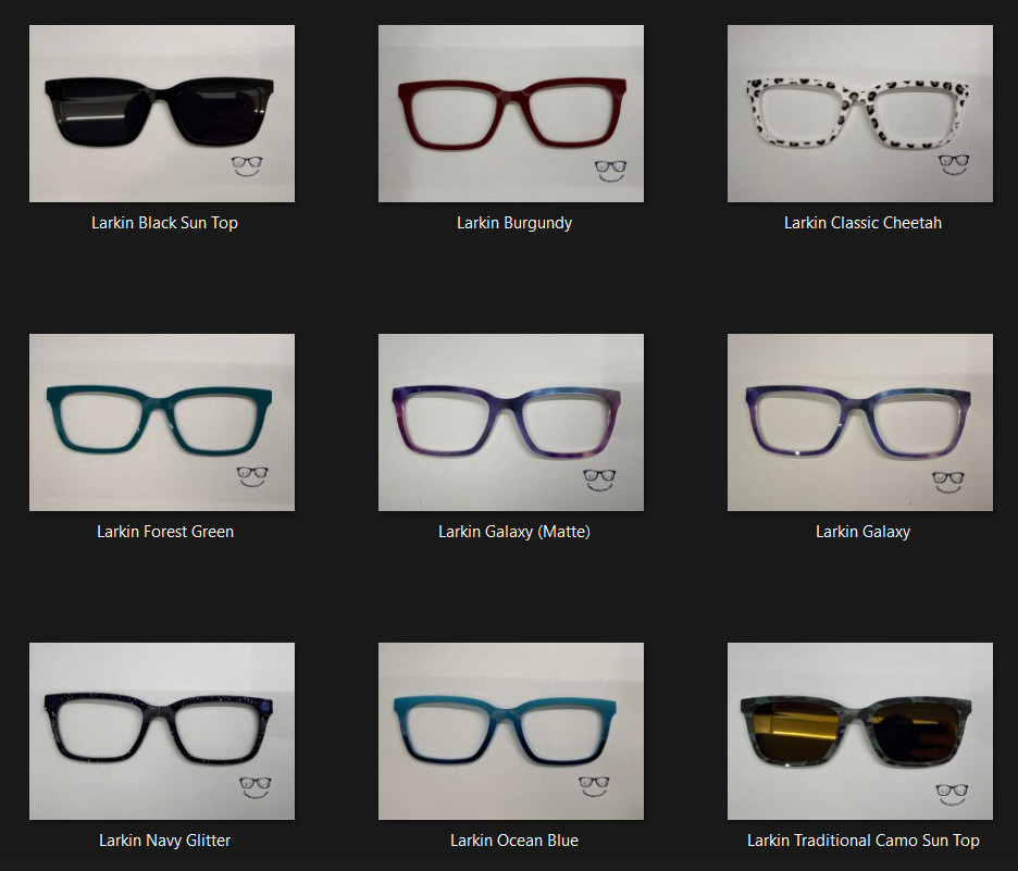 LARKIN Pair Eyewear Topper Toppers Frames Top Sun Top Sunnies