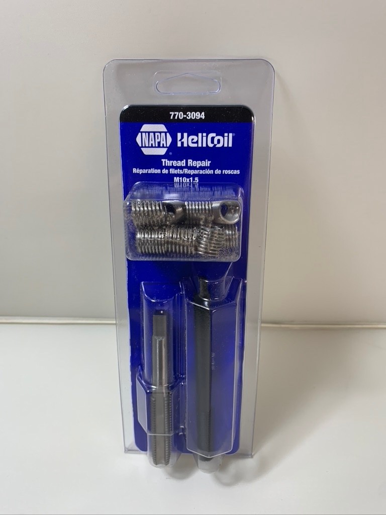 Helicoil Thread Repair Kit M10 x 1.5  With 12 Stainless Steel Inserts in Napa