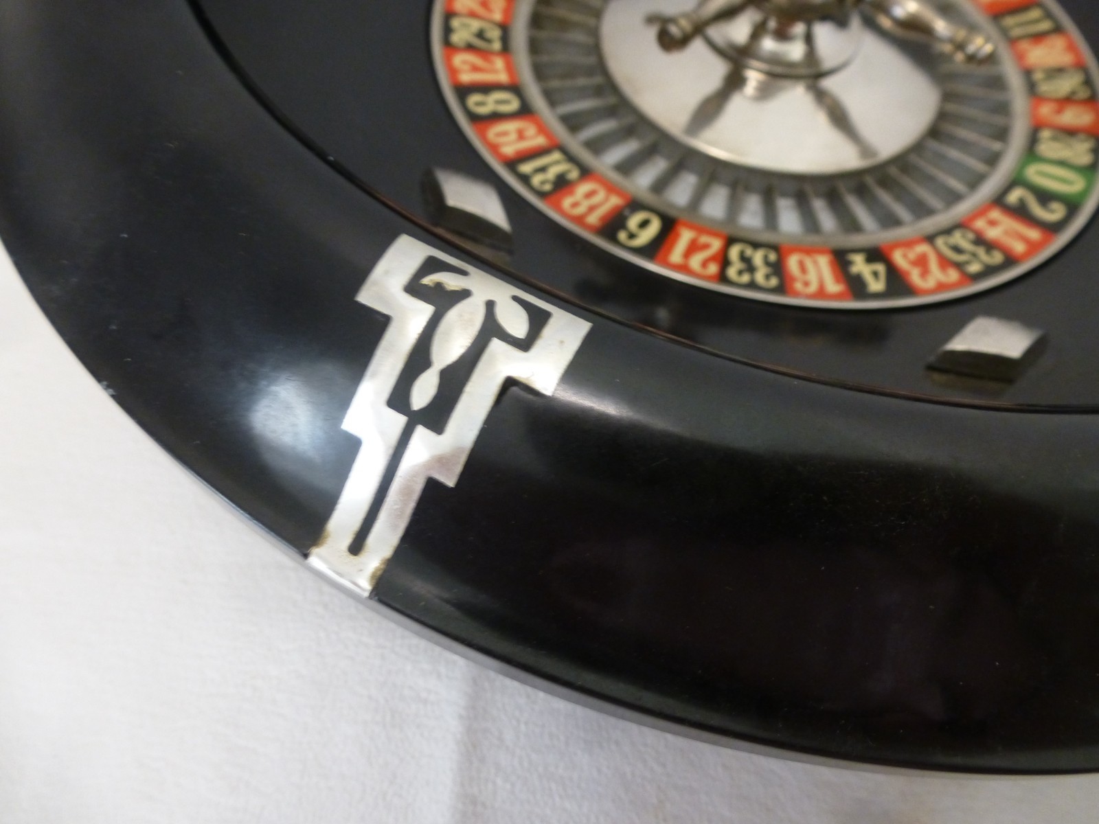 Vintage Roulette Wheel Josa Games Bakelite 10" USA Gaming Casino