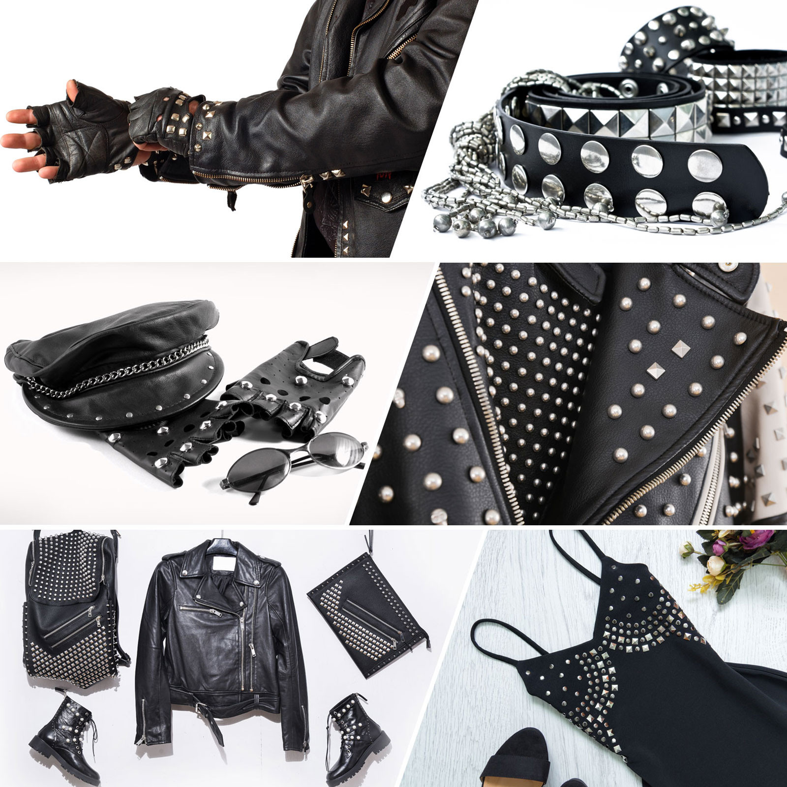 100 Sets Leather Rivets 6x6mm Double Cap Rivets Bronze