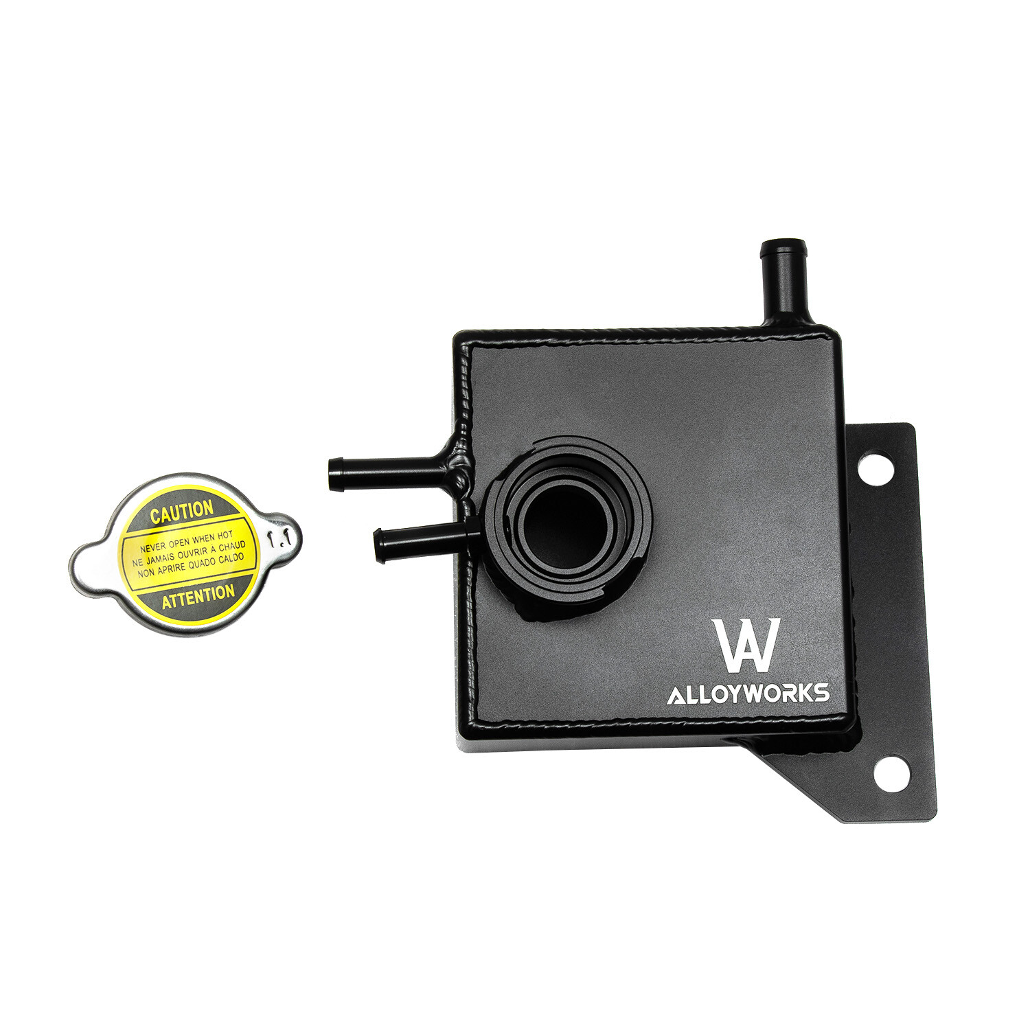 Aluminum Coolant Reservoir Tank For SUBARU 2002-2007 IMPREZA WRX 2004-2019 STI