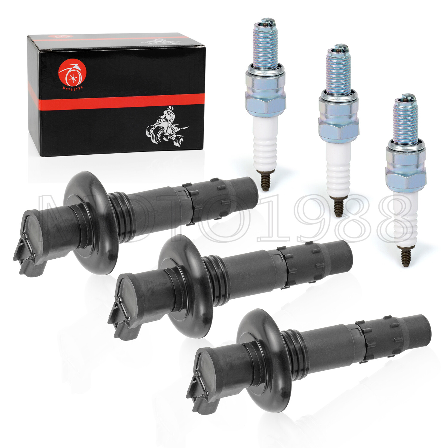 Ignition Coil Spark Plugs For SeaDoo GTX RXT RXP GTI GTS 130 155 185 215 255 260