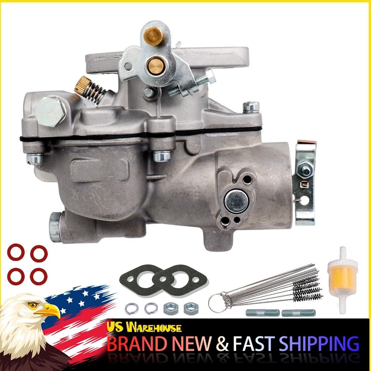 For Zenith Carburetor Updraft Gas Wisconsin L63S1 (VH4D) w/ 2-1/4" Mount New