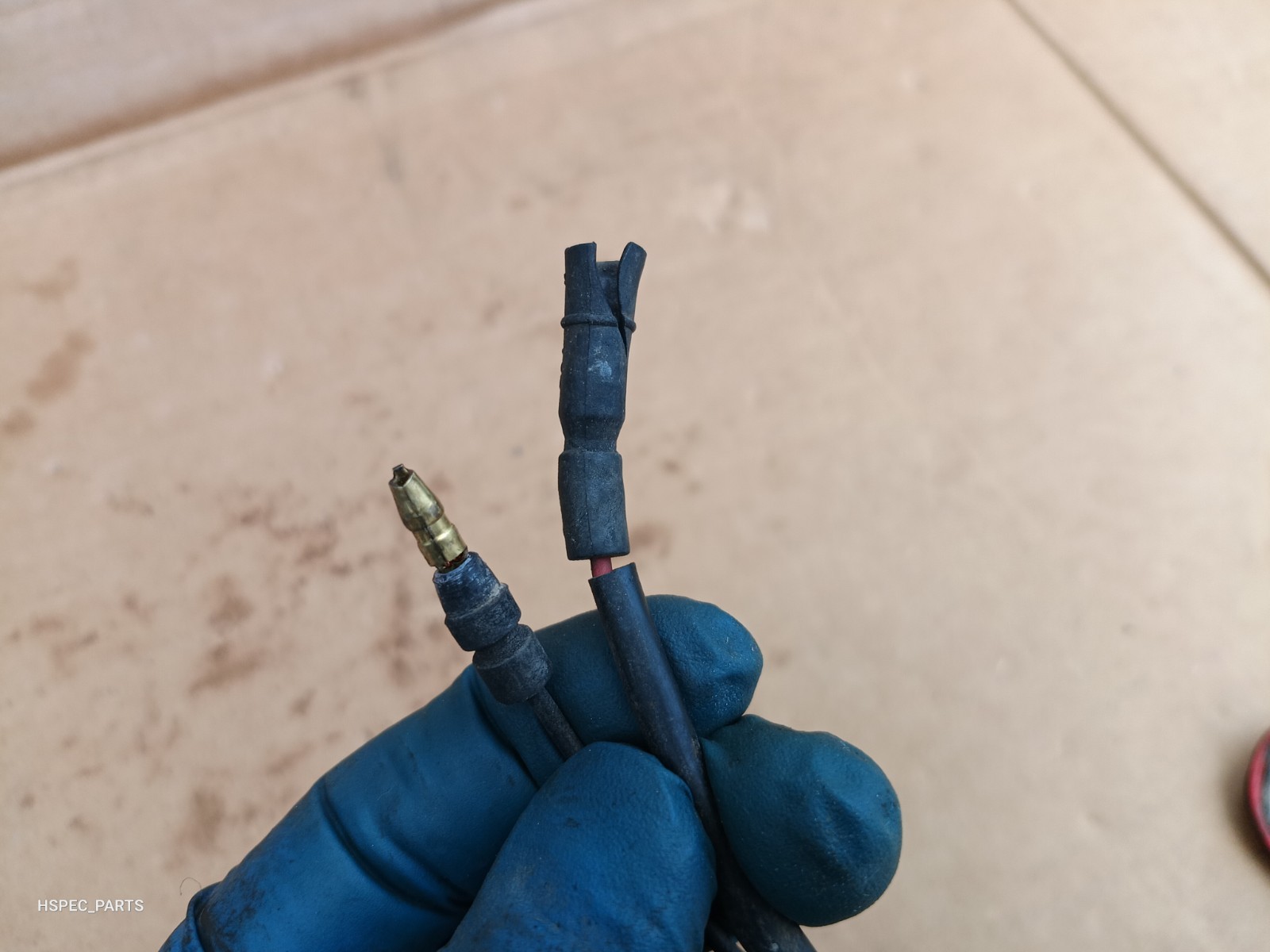 88-91 CIVIC CRX OEM rear license plate light CUT wire harness CONNECTOR BOTH