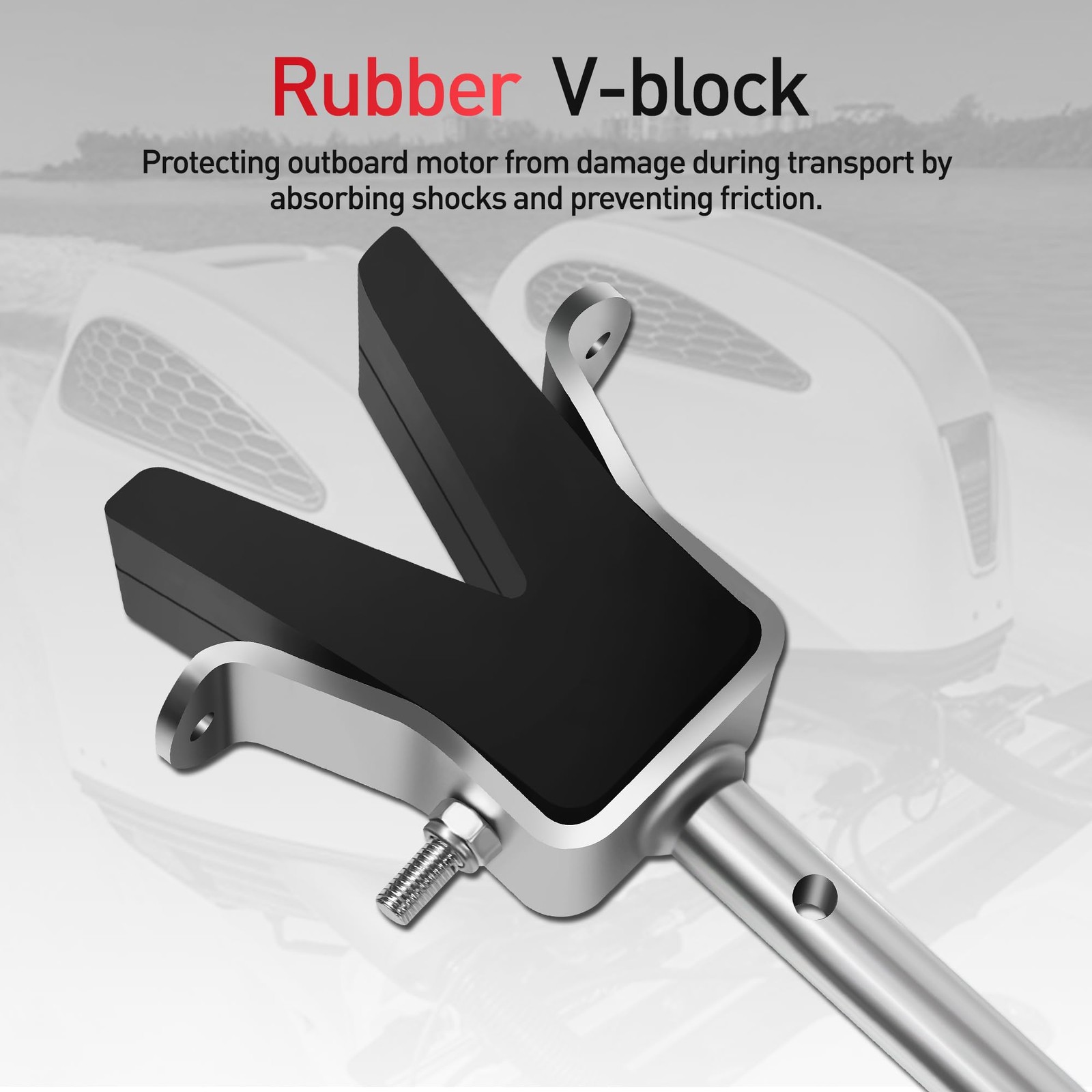 Boat Transom Saver Heavy Duty Adjustable 28-59in Outboard 150HP