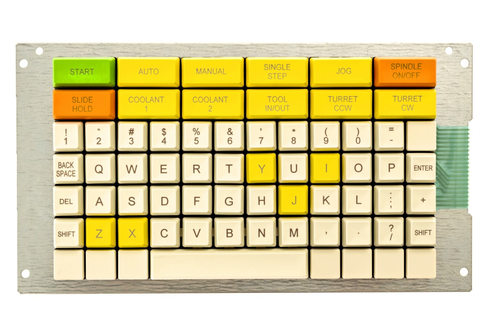 KEYBOARD WITH BEZEL FOR FADAL CNC 88 + 88HS REPLACES ELE-1783