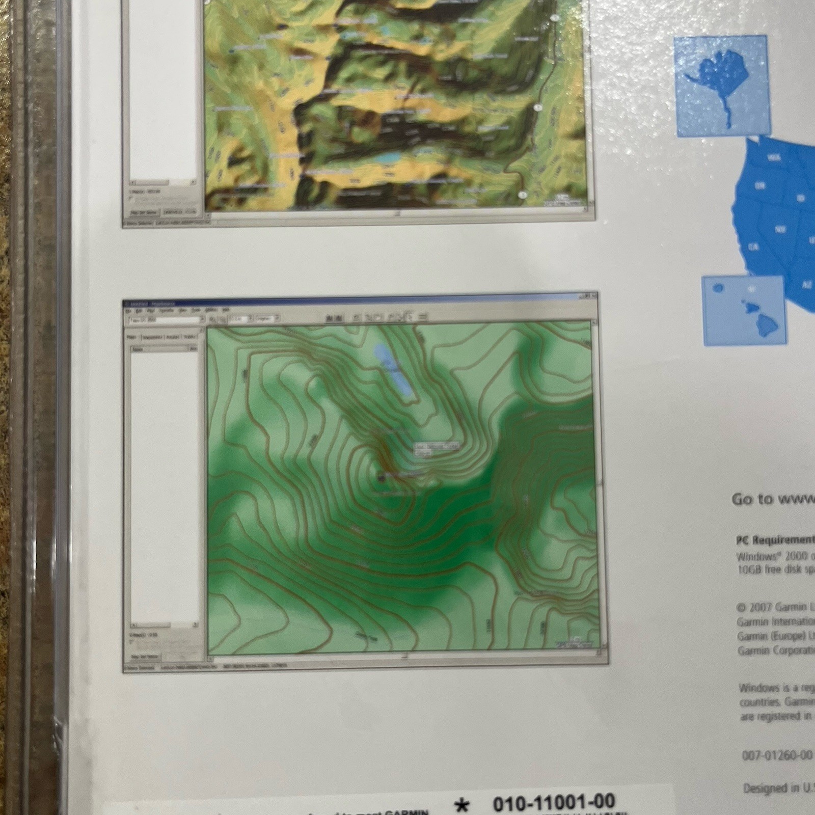 Garmin TOPO USA 2008 DVD MAPSOURCE SETUP DATA GPS MAPS Brand New