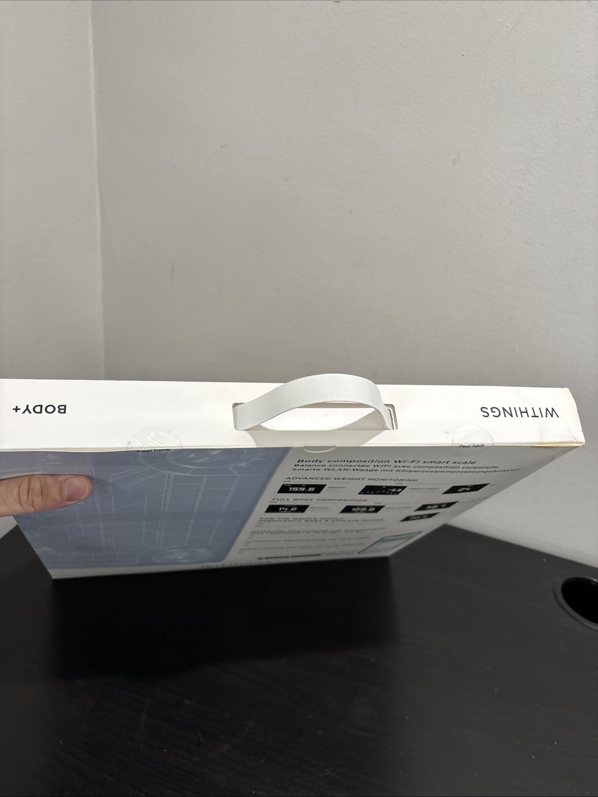 Withings Body+ Wi-Fi Smart Scale WB505 White Body Composition Monitor NEW SEALED