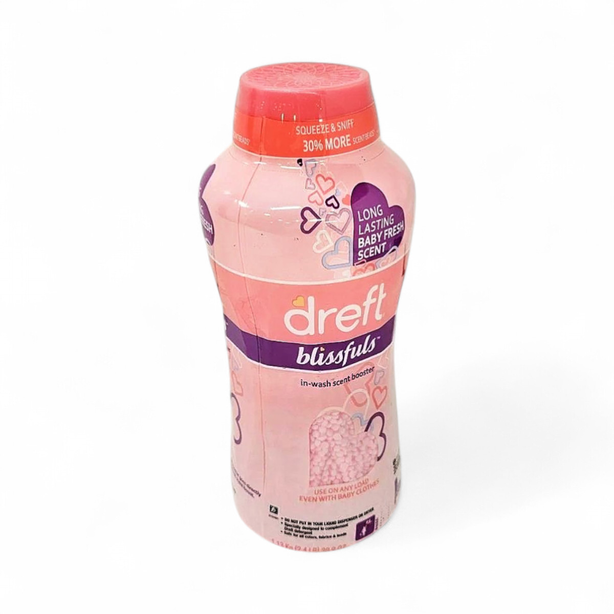 Dreft Blissfuls In-Wash Scent Booster Beads, Baby Fresh 39.9 oz