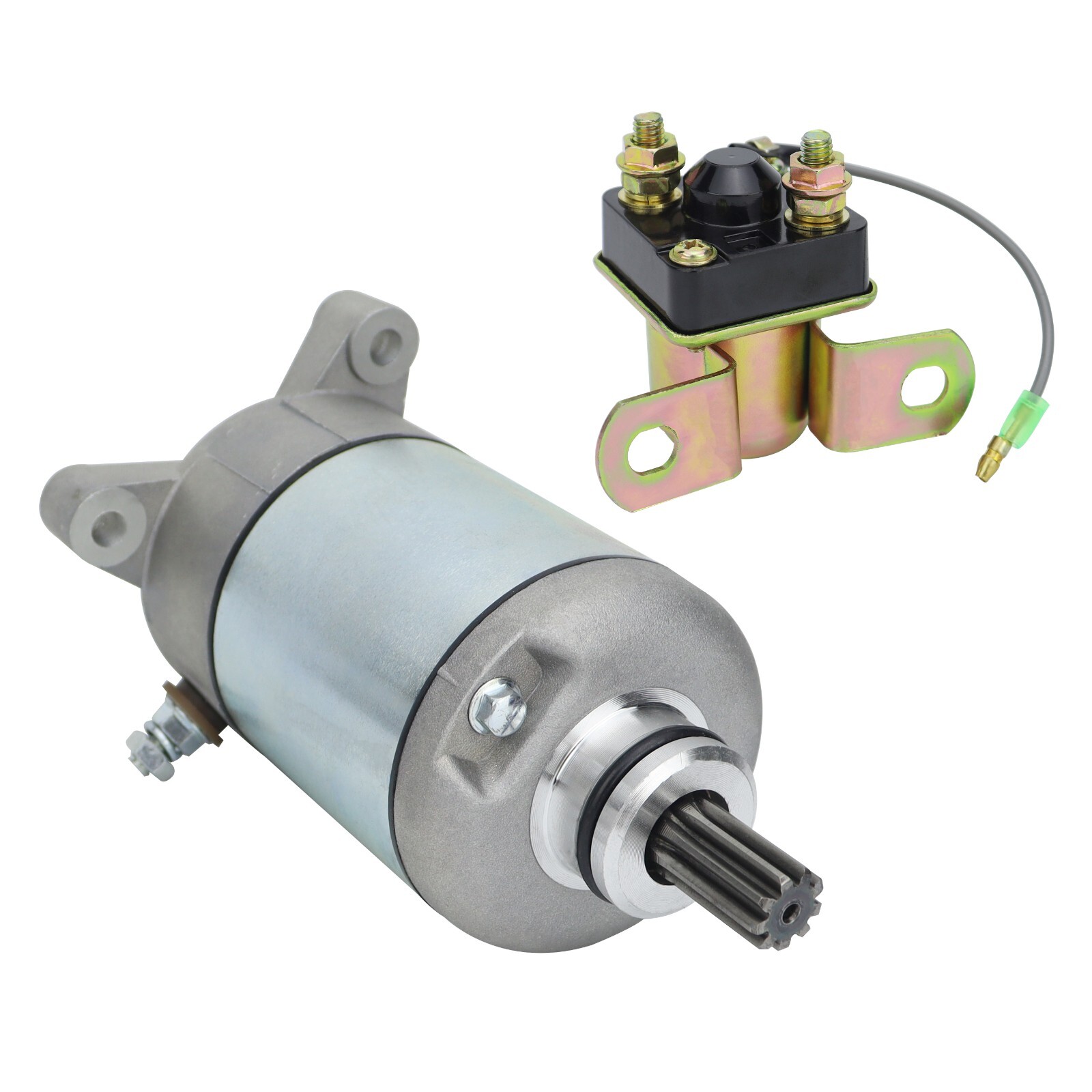 1996-2002 Sportsman 500 4x4 HO RSE Starter for Polaris 6x6 3084981 with Relay