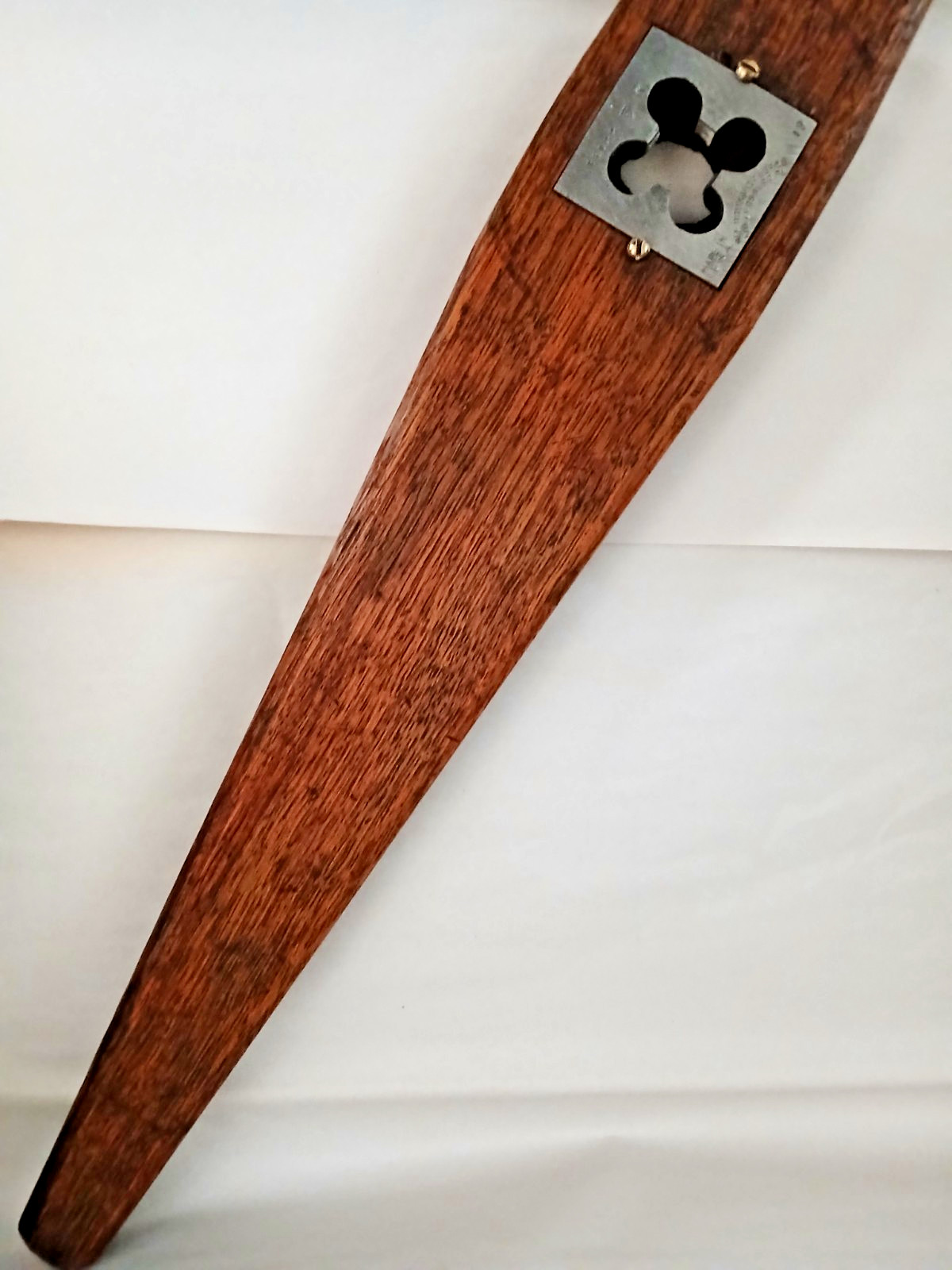 Unique Vintage B&O Railroad Tool - W L Brubaker 1/2" Die in Wooden Handle